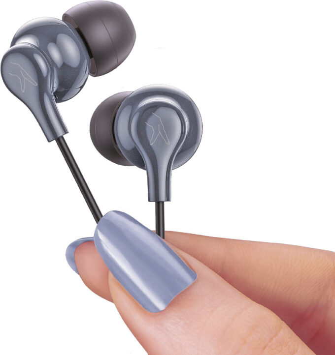 FINGERS SoundBoss wired earphones with built-in microphone for clear sound and rich bass